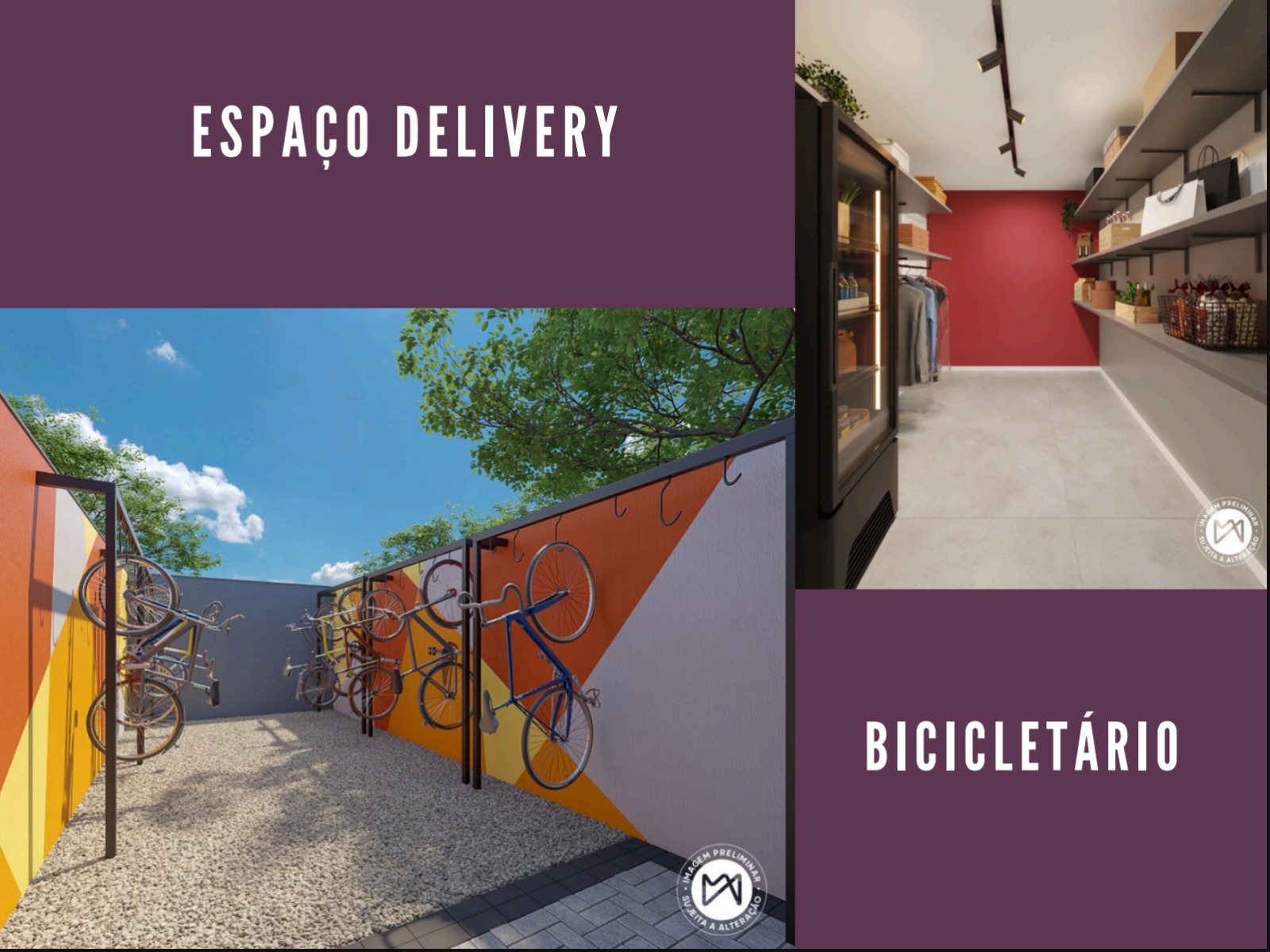 Espaço Delivery · Bicicletário